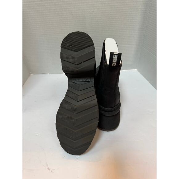 Sorel Women's Hi-Line Heel Chelsea Boots BLACK 10 NEW - Picture 5 of 10